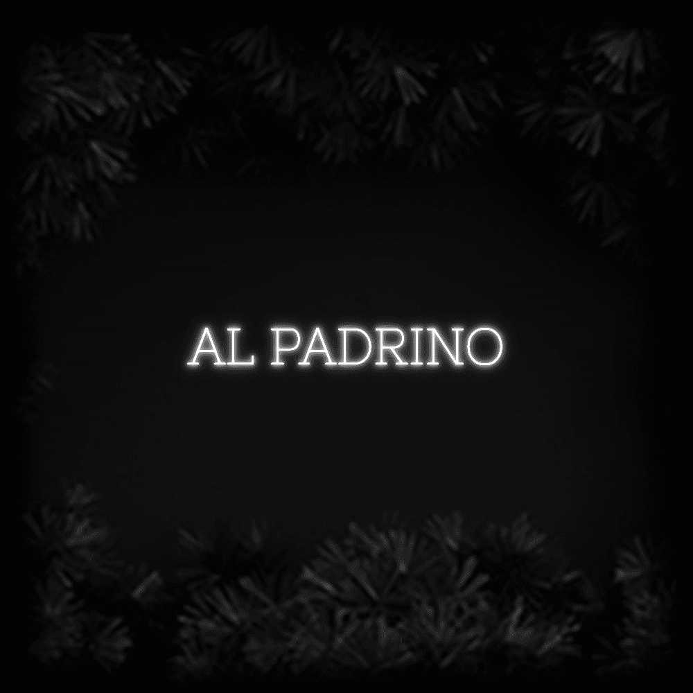 Konfiguriertes Neonschild: AL PADRINO - Official Neon - led neon schild schriftzug personalisiert