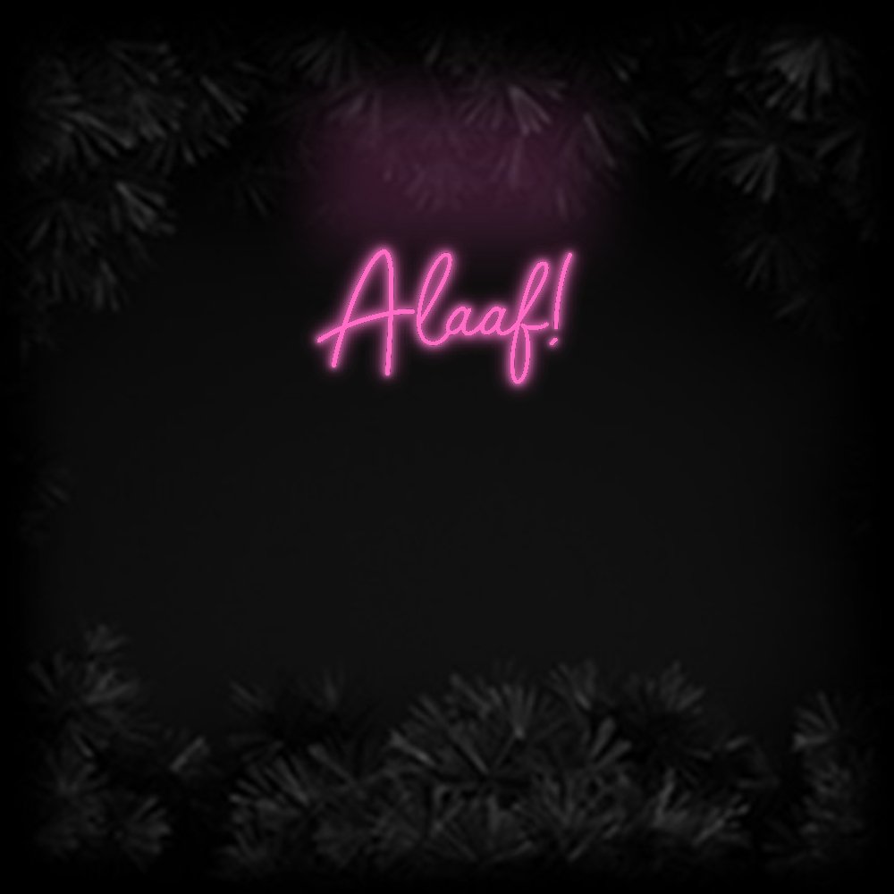 Konfiguriertes Neonschild: Alaaf! - Official Neon - led neon schild schriftzug personalisiert