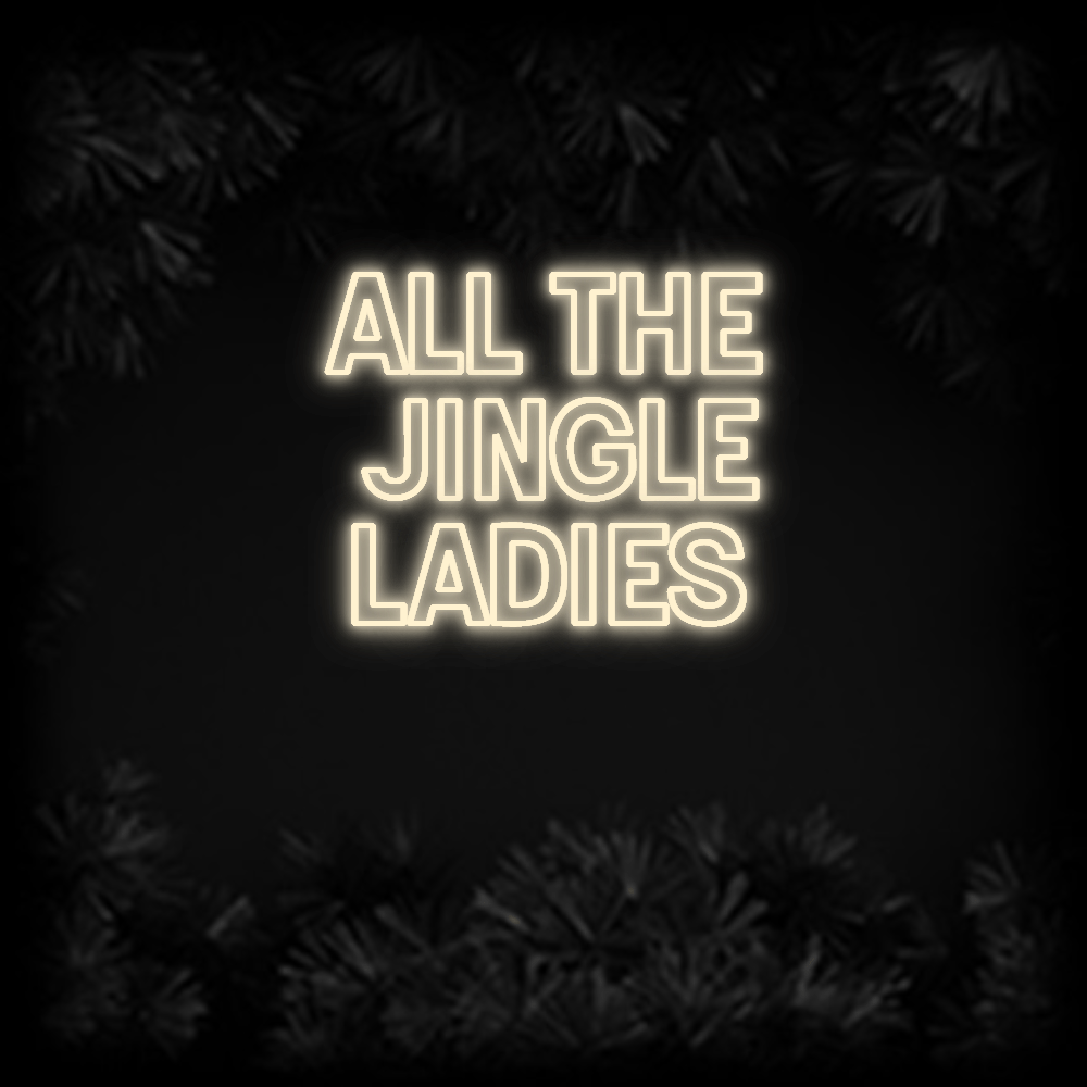 Konfiguriertes Neonschild: All The Jingle... - Official Neon - led neon schild schriftzug personalisiert