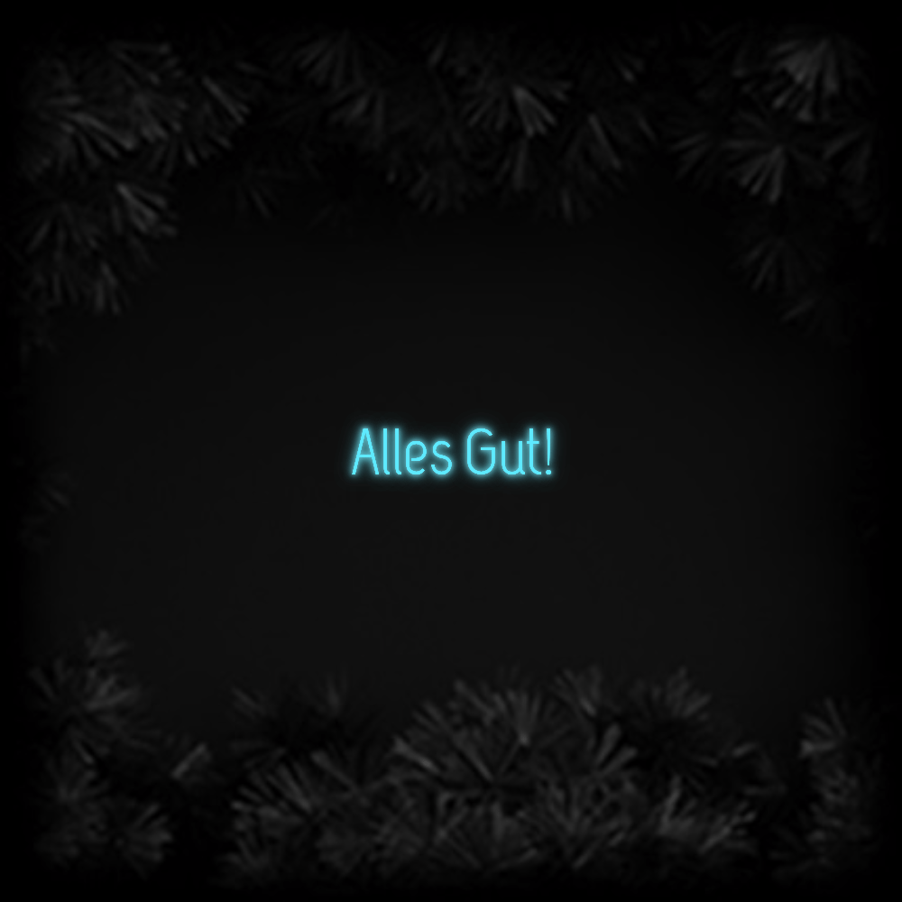 Konfiguriertes Neonschild: Alles Gut! - Official Neon - led neon schild schriftzug personalisiert