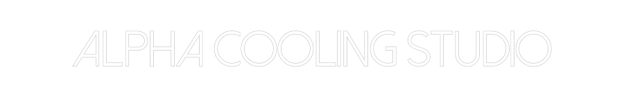 Konfiguriertes Neonschild: ALPHA COOLING... - Official Neon - led neon schild schriftzug personalisiert