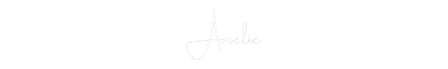 Konfiguriertes Neonschild: Amelie - Official Neon - led neon schild schriftzug personalisiert