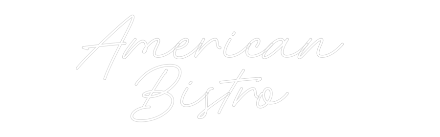 Konfiguriertes Neonschild: American Bi... - Official Neon - led neon schild schriftzug personalisiert