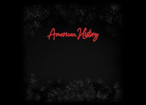 Konfiguriertes Neonschild: American Hist... - Official Neon - led neon schild schriftzug personalisiert