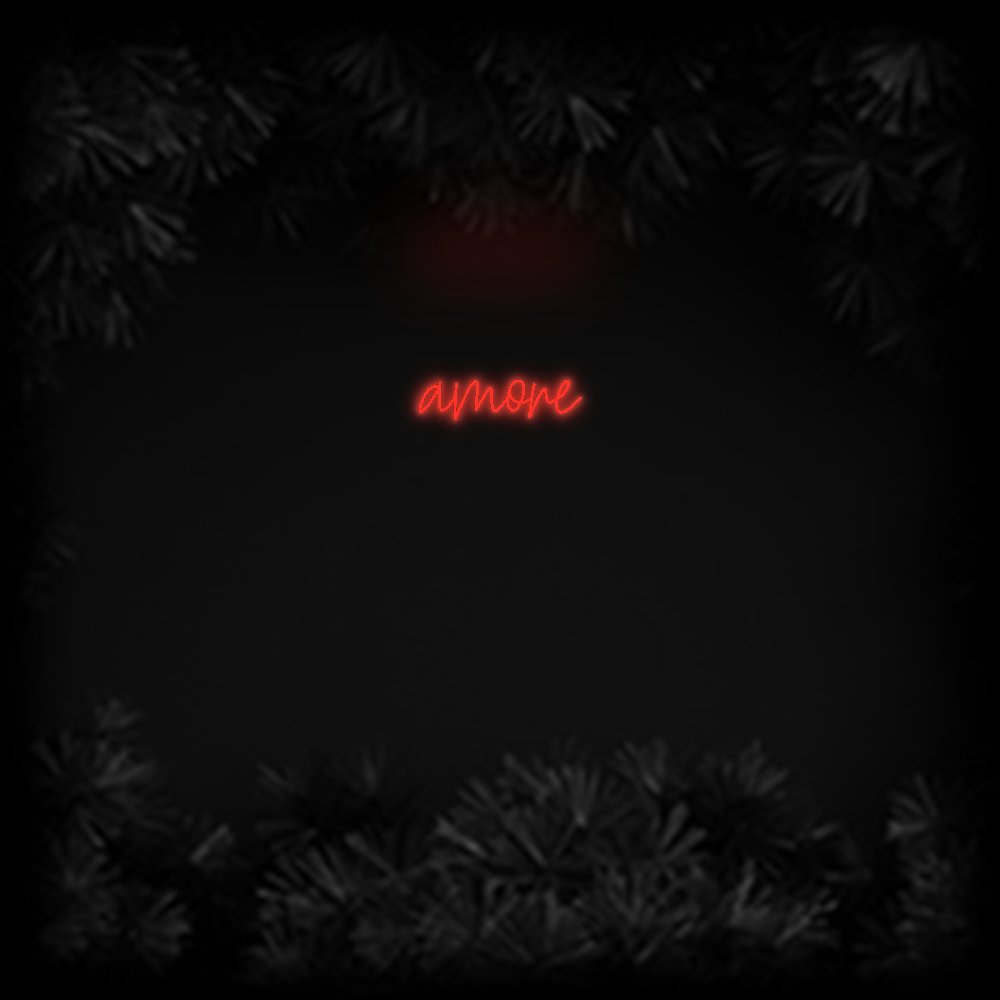 Konfiguriertes Neonschild: amore - Official Neon - led neon schild schriftzug personalisiert