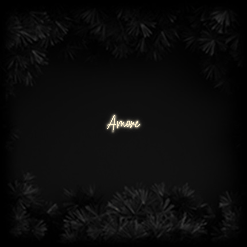 Konfiguriertes Neonschild: Amore - Official Neon - led neon schild schriftzug personalisiert