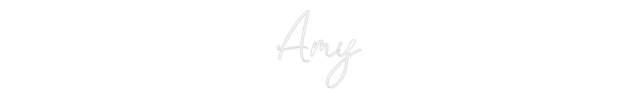 Konfiguriertes Neonschild: Amy - Official Neon - led neon schild schriftzug personalisiert