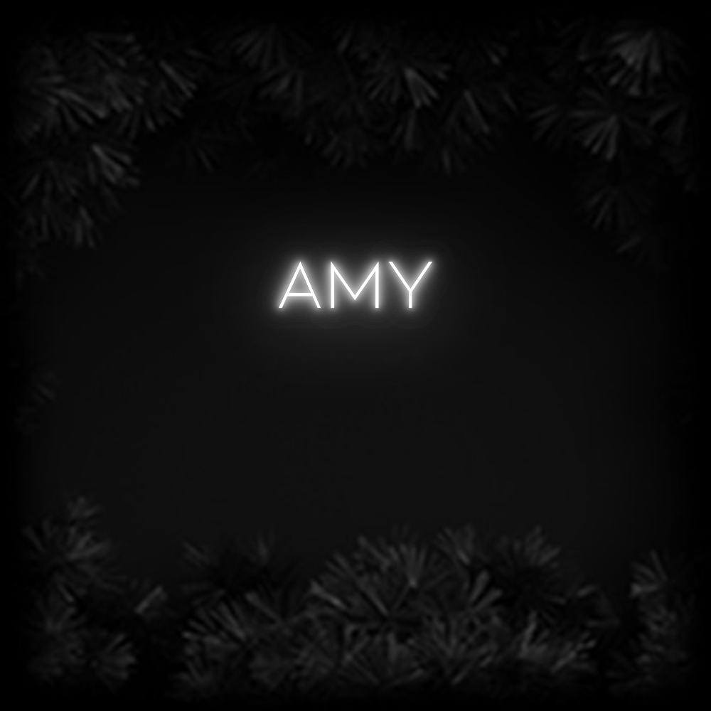 Konfiguriertes Neonschild: Amy - Official Neon - led neon schild schriftzug personalisiert