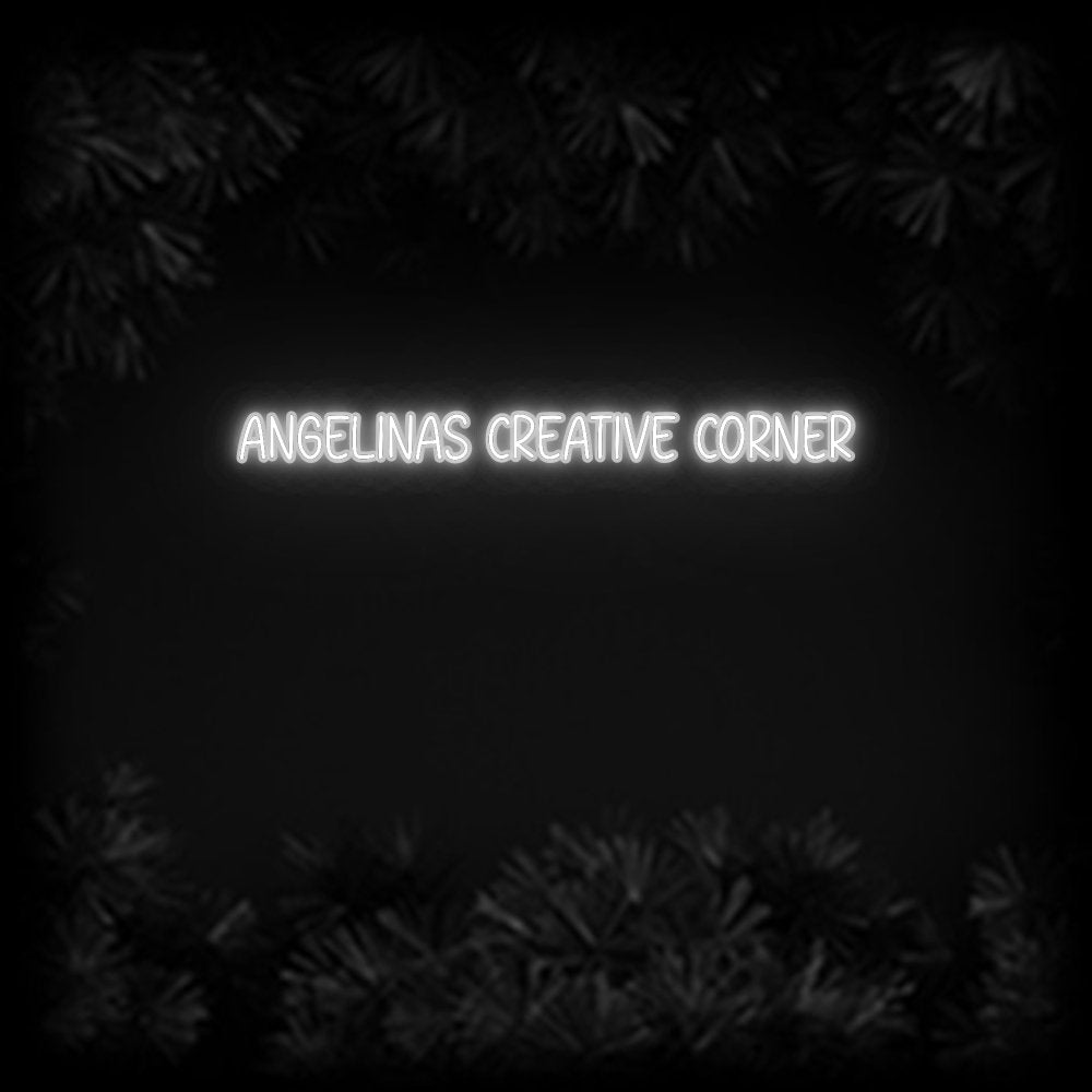 Konfiguriertes Neonschild: Angelinas Cre... - Official Neon - led neon schild schriftzug personalisiert