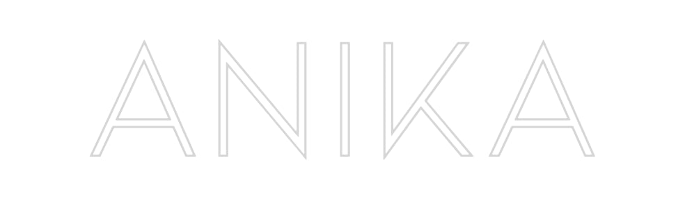 Konfiguriertes Neonschild: ANIKA - Official Neon - led neon schild schriftzug personalisiert