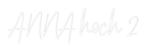 Konfiguriertes Neonschild: ANNA hoch 2 - Official Neon - led neon schild schriftzug personalisiert