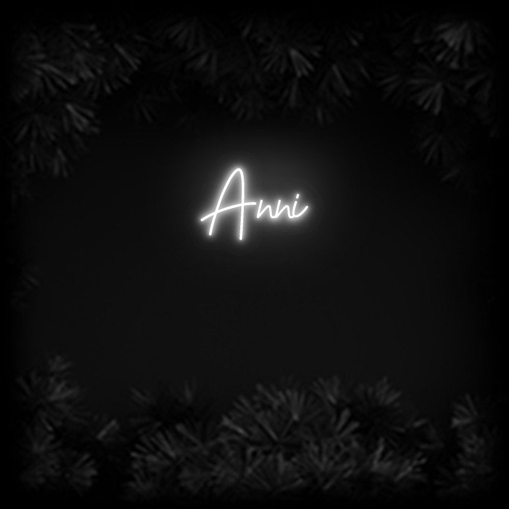 Konfiguriertes Neonschild: Anni - Official Neon - led neon schild schriftzug personalisiert