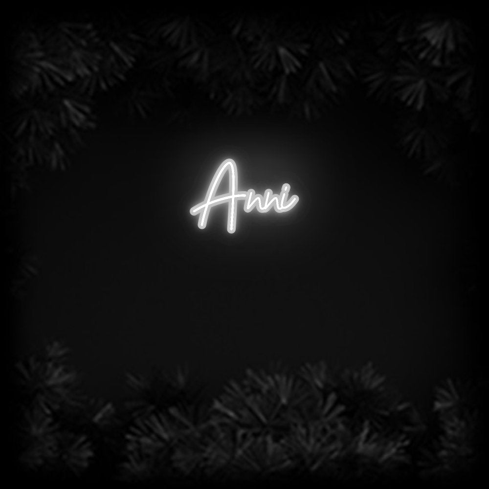Konfiguriertes Neonschild: Anni - Official Neon - led neon schild schriftzug personalisiert