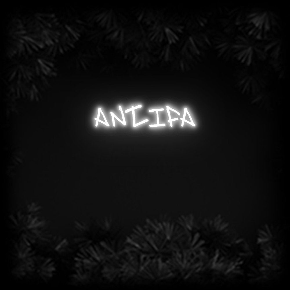 Konfiguriertes Neonschild: Antifa - Official Neon - led neon schild schriftzug personalisiert