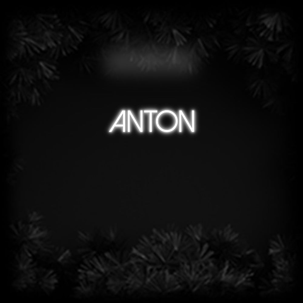 Konfiguriertes Neonschild: Anton - Official Neon - led neon schild schriftzug personalisiert