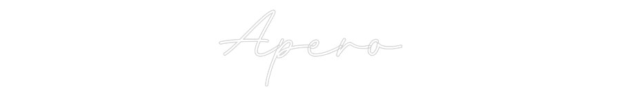 Konfiguriertes Neonschild: Apero - Official Neon - led neon schild schriftzug personalisiert