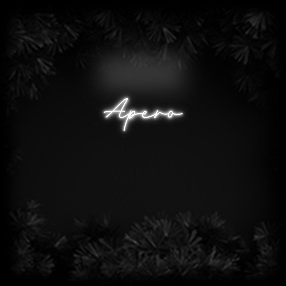 Konfiguriertes Neonschild: Apero - Official Neon - led neon schild schriftzug personalisiert