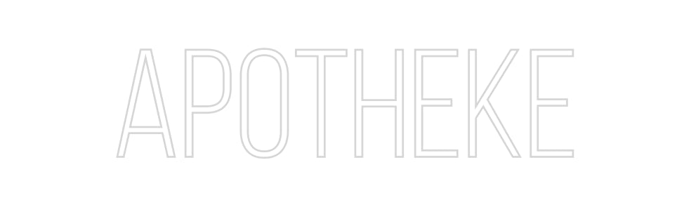 Konfiguriertes Neonschild: Apotheke - Official Neon - led neon schild schriftzug personalisiert