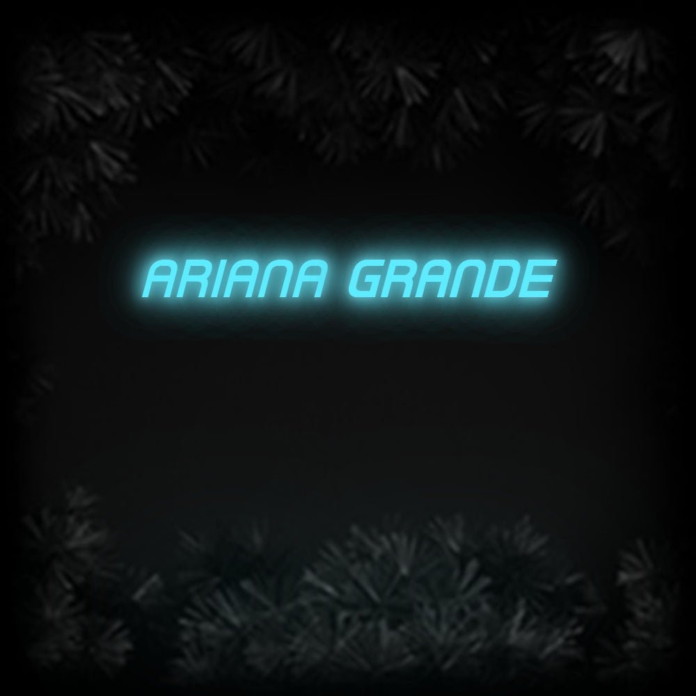Konfiguriertes Neonschild: ARIANA GRANDE - Official Neon - led neon schild schriftzug personalisiert