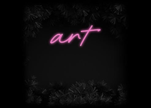 Konfiguriertes Neonschild: art - Official Neon - led neon schild schriftzug personalisiert