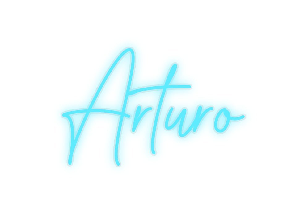 Konfiguriertes Neonschild: Arturo - Official Neon - led neon schild schriftzug personalisiert