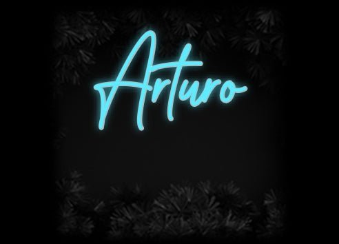 Konfiguriertes Neonschild: Arturo - Official Neon - led neon schild schriftzug personalisiert