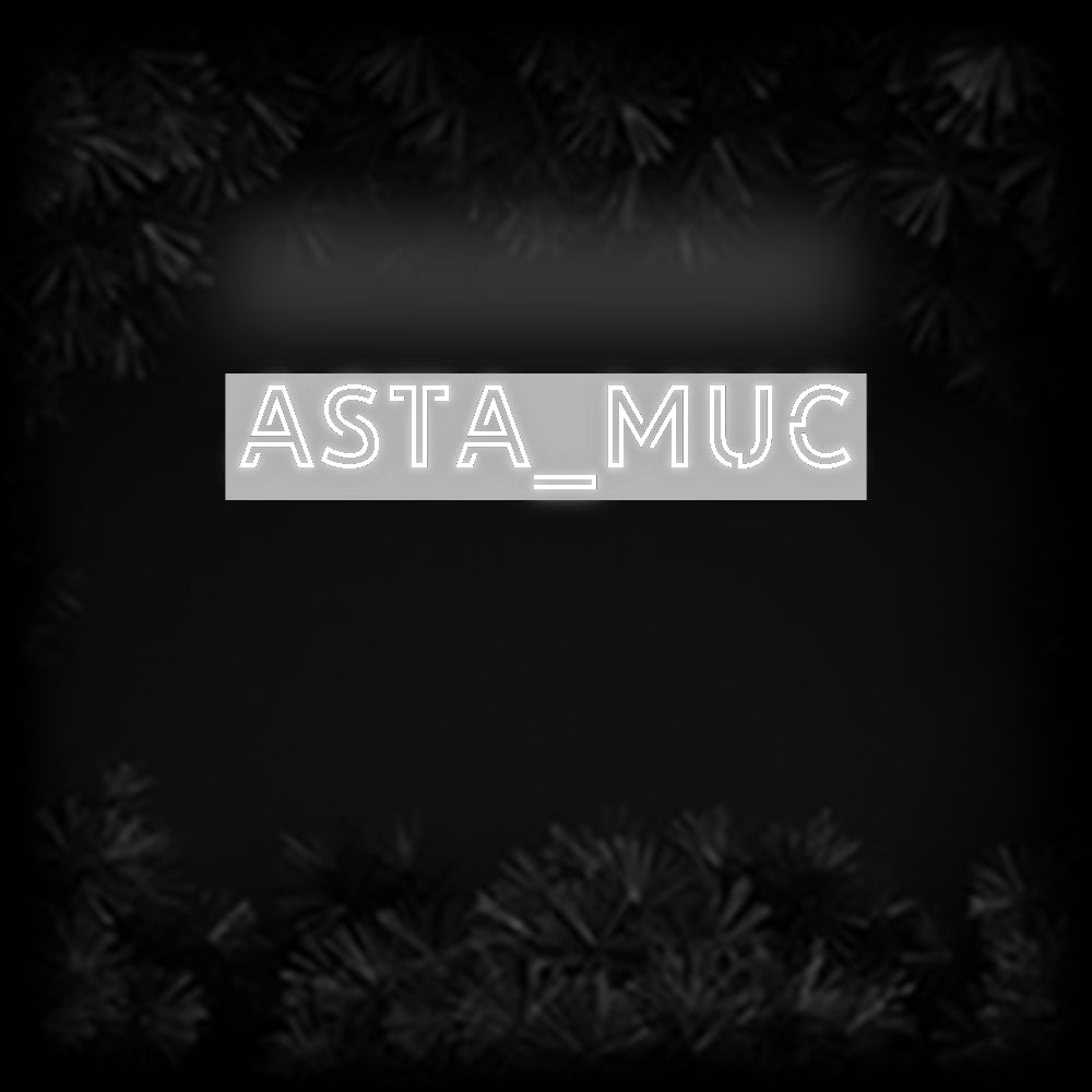 Konfiguriertes Neonschild: AStA_MUC - Official Neon - led neon schild schriftzug personalisiert