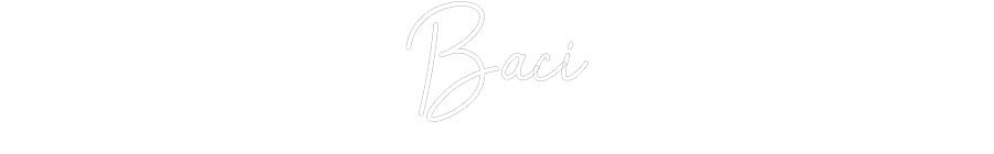Konfiguriertes Neonschild: Baci - Official Neon - led neon schild schriftzug personalisiert
