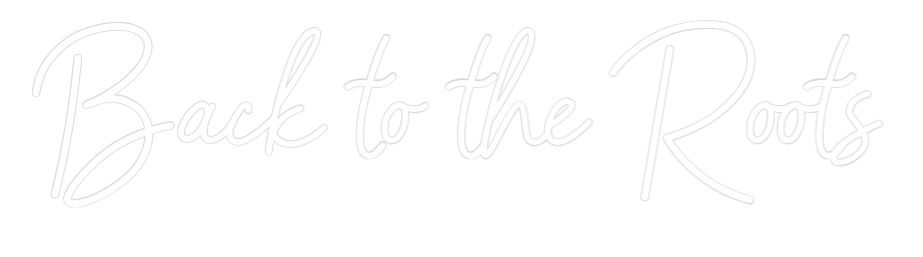 Konfiguriertes Neonschild: Back to the Roo... - Official Neon - led neon schild schriftzug personalisiert