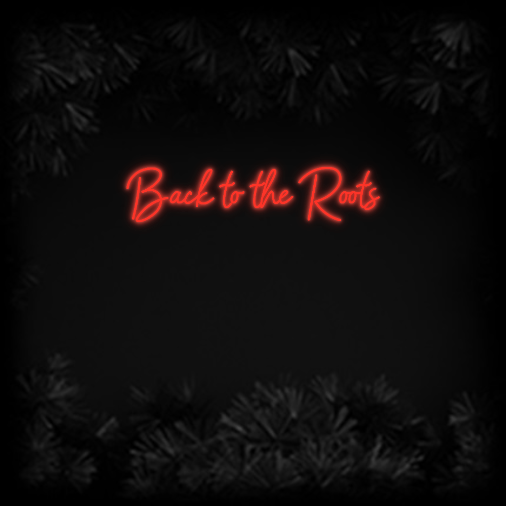 Konfiguriertes Neonschild: Back to the Roo... - Official Neon - led neon schild schriftzug personalisiert