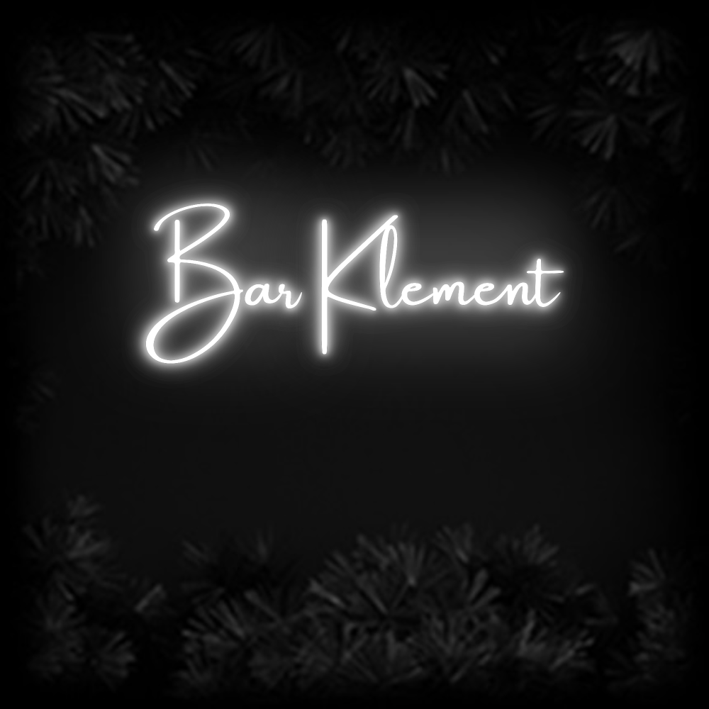 Konfiguriertes Neonschild: Bar Klement - Official Neon - led neon schild schriftzug personalisiert