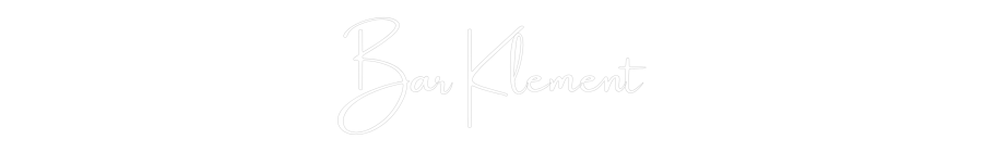 Konfiguriertes Neonschild: Bar Klement - Official Neon - led neon schild schriftzug personalisiert