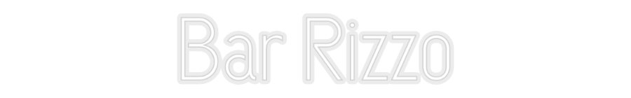 Konfiguriertes Neonschild: Bar Rizzo - Official Neon - led neon schild schriftzug personalisiert