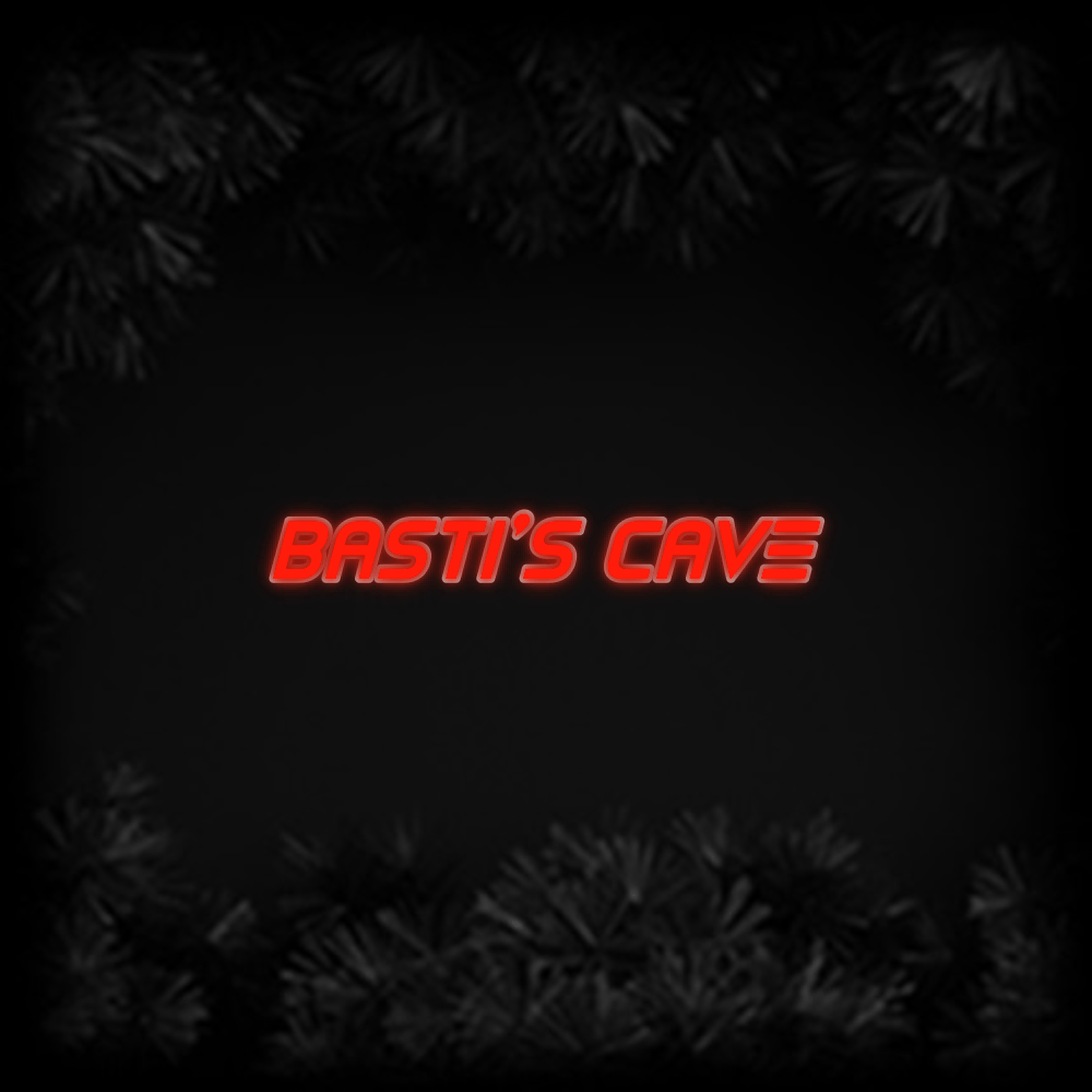 Konfiguriertes Neonschild: Basti’s cave - Official Neon - led neon schild schriftzug personalisiert