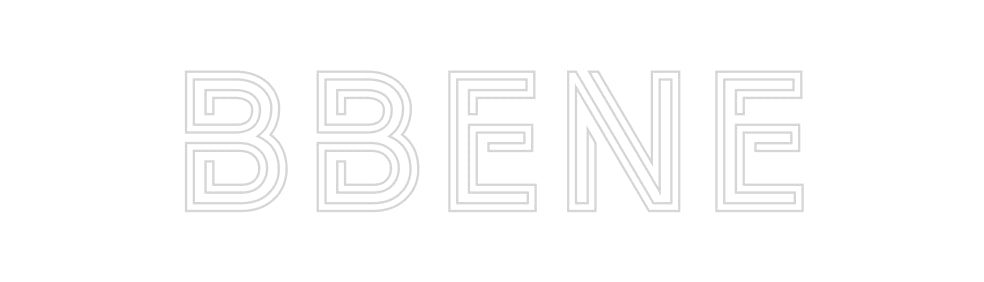 Konfiguriertes Neonschild: BBENE - Official Neon - led neon schild schriftzug personalisiert