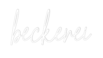 Konfiguriertes Neonschild: beckerei - Official Neon - led neon schild schriftzug personalisiert
