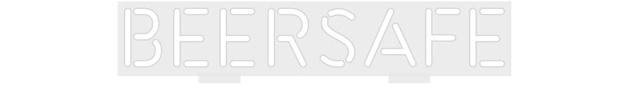 Konfiguriertes Neonschild: BEERSAFE - Official Neon - led neon schild schriftzug personalisiert