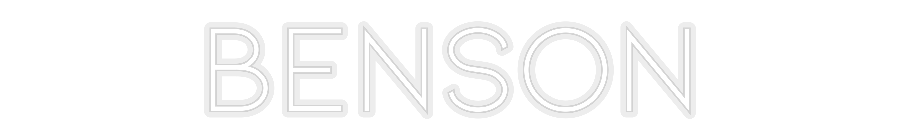 Konfiguriertes Neonschild: Benson - Official Neon - led neon schild schriftzug personalisiert