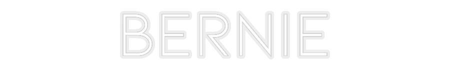 Konfiguriertes Neonschild: Bernie - Official Neon - led neon schild schriftzug personalisiert