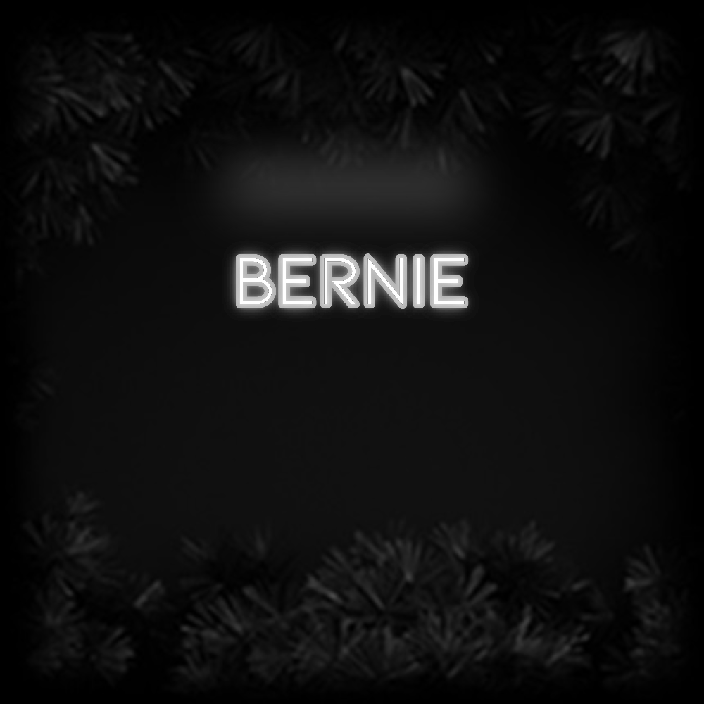 Konfiguriertes Neonschild: Bernie - Official Neon - led neon schild schriftzug personalisiert