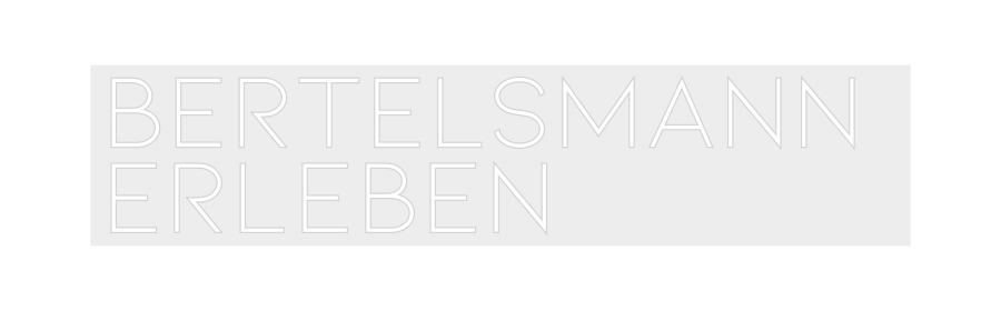 Konfiguriertes Neonschild: BERTELSMANN ... - Official Neon - led neon schild schriftzug personalisiert