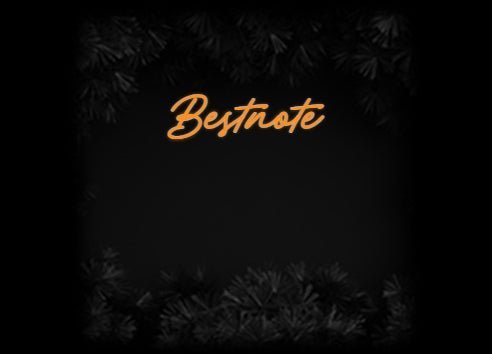 Konfiguriertes Neonschild: Bestnote - Official Neon - led neon schild schriftzug personalisiert