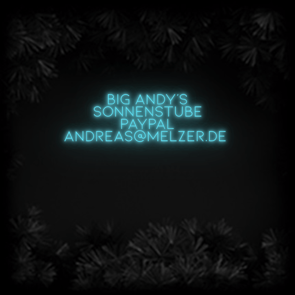 Konfiguriertes Neonschild: BIG ANDY's S... - Official Neon - led neon schild schriftzug personalisiert