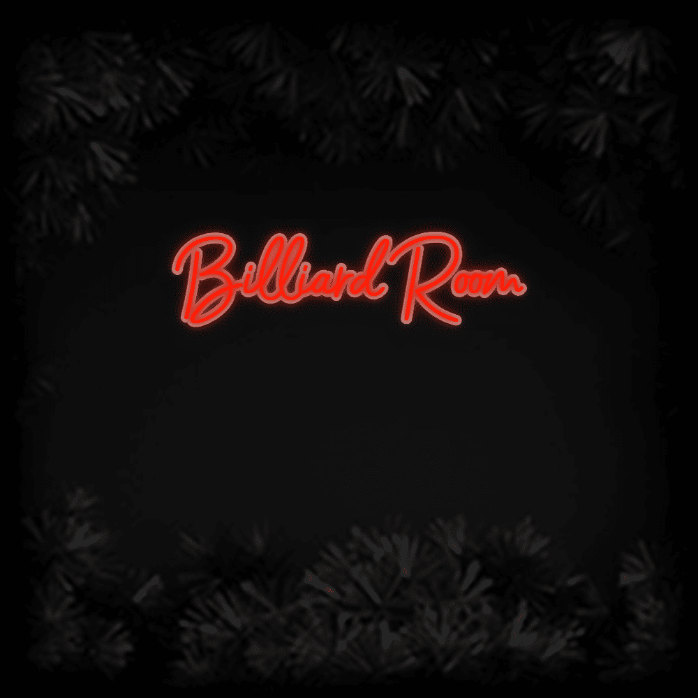 Konfiguriertes Neonschild: Billiard Room - Official Neon - led neon schild schriftzug personalisiert