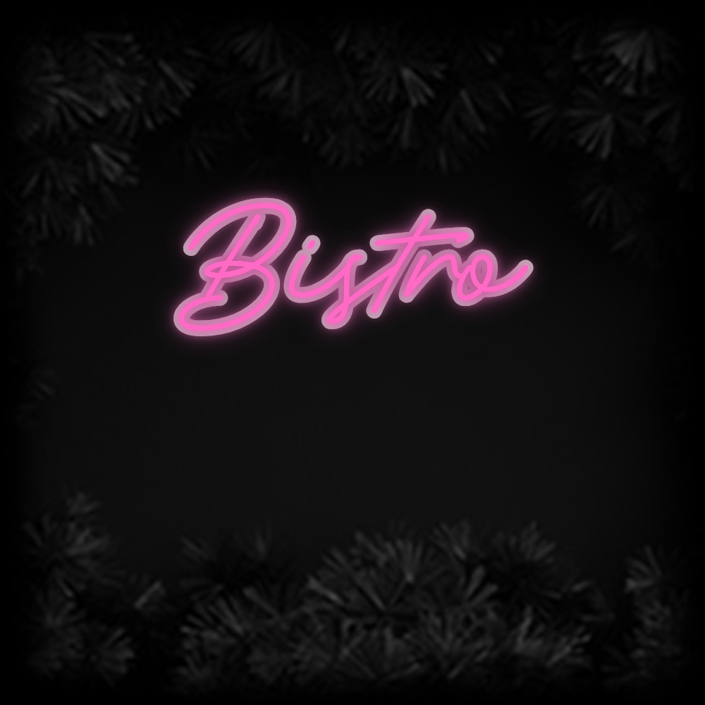 Konfiguriertes Neonschild: Bistro - Official Neon - led neon schild schriftzug personalisiert