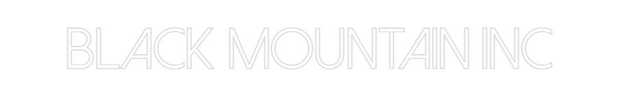 Konfiguriertes Neonschild: Black Mountai... - Official Neon - led neon schild schriftzug personalisiert