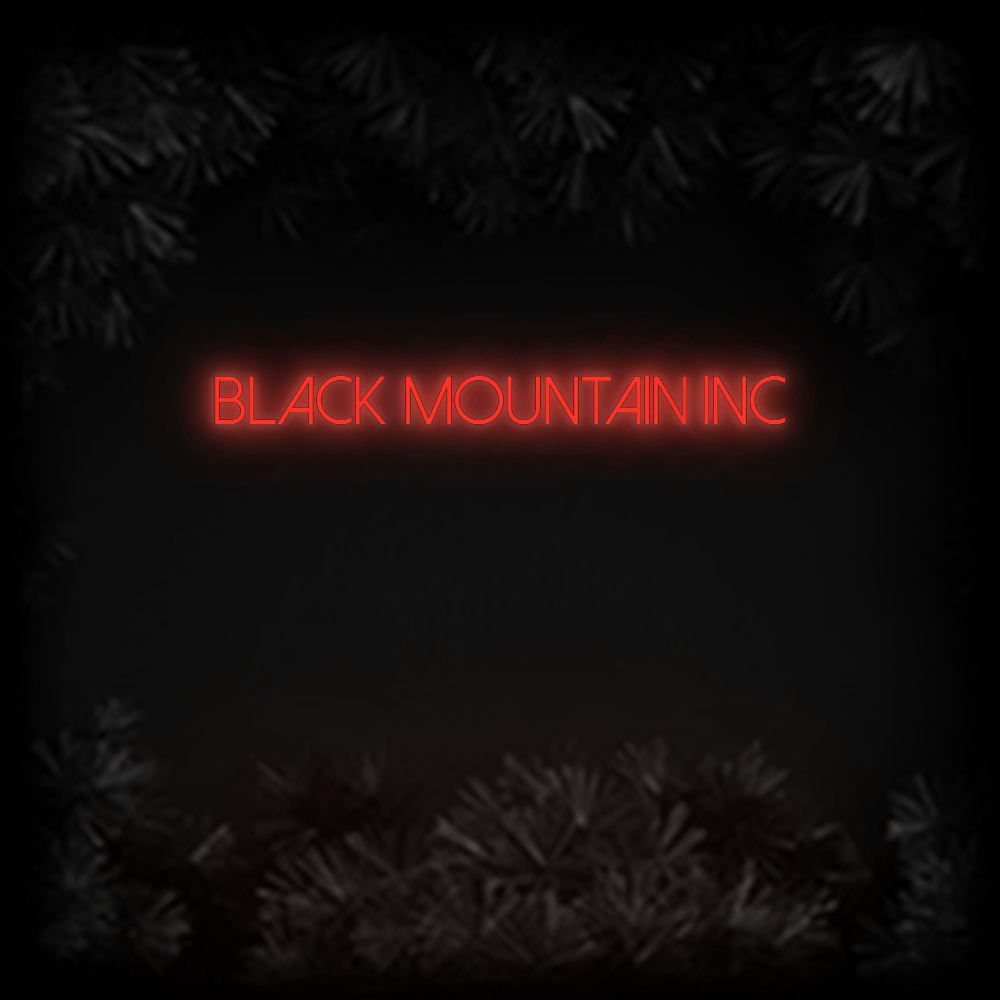 Konfiguriertes Neonschild: Black Mountai... - Official Neon - led neon schild schriftzug personalisiert