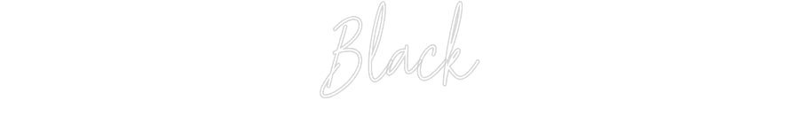 Konfiguriertes Neonschild: Black - Official Neon - led neon schild schriftzug personalisiert