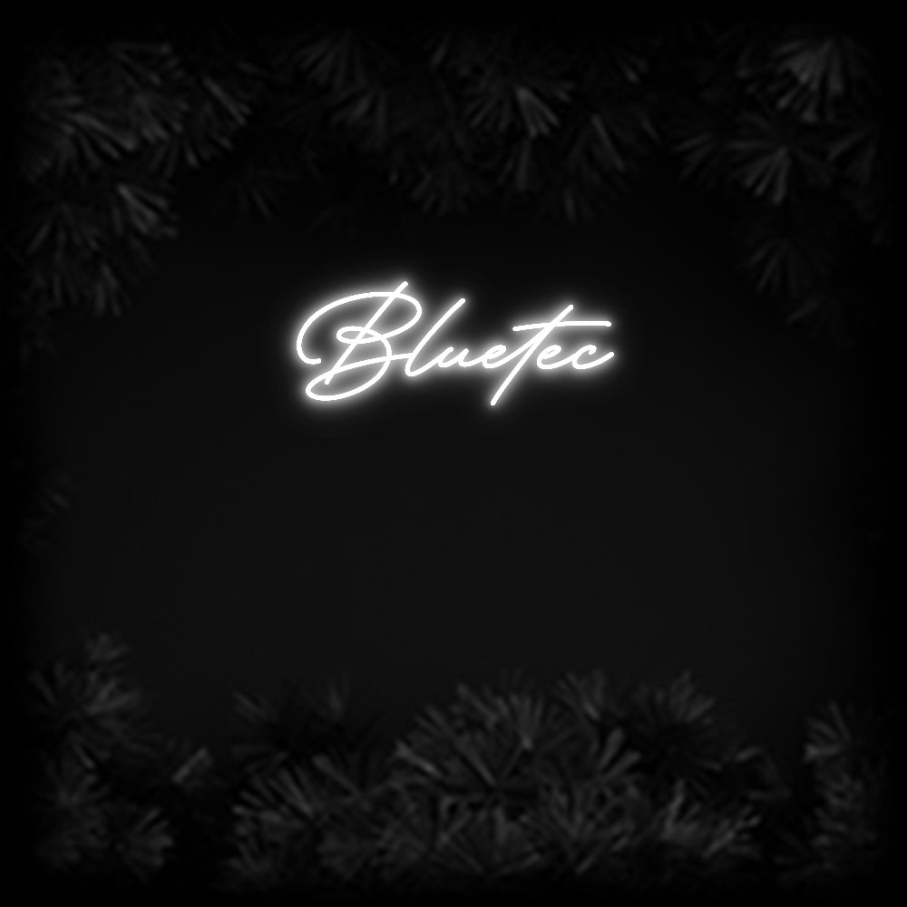 Konfiguriertes Neonschild: Bluetec - Official Neon - led neon schild schriftzug personalisiert