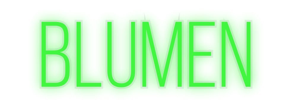 Konfiguriertes Neonschild: blumen - Official Neon - led neon schild schriftzug personalisiert